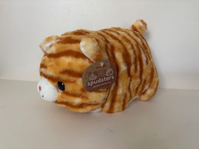 Aurora Spudsters Tacp Orange Tabby Plush UPC #092943343627