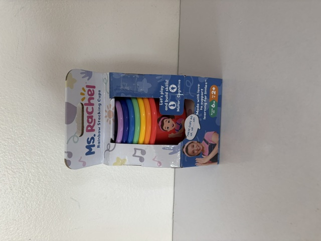 Ms. Rachel Rainbow Stacking Cups UPC #681147074750