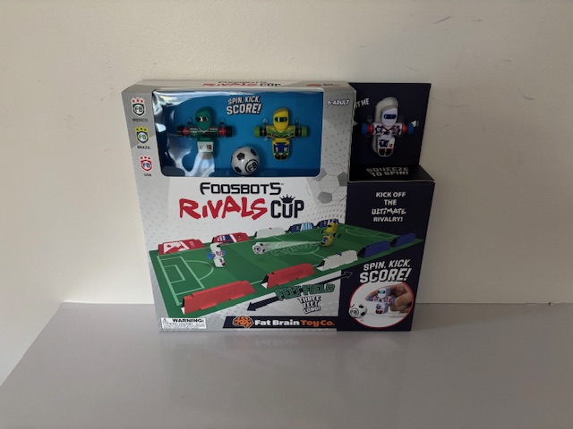 Fat Brain Foosbots Rivals Cup Set UPC #810074278386
