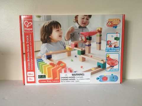 Hape Crazy Rollers Stack Track Marble Run Set UPC #6943478034778