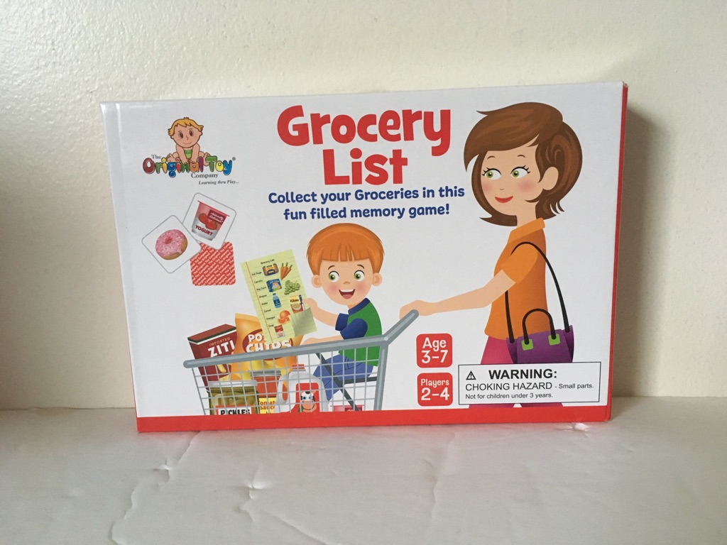 Original Toy Grocery List Game UPC #693409519688