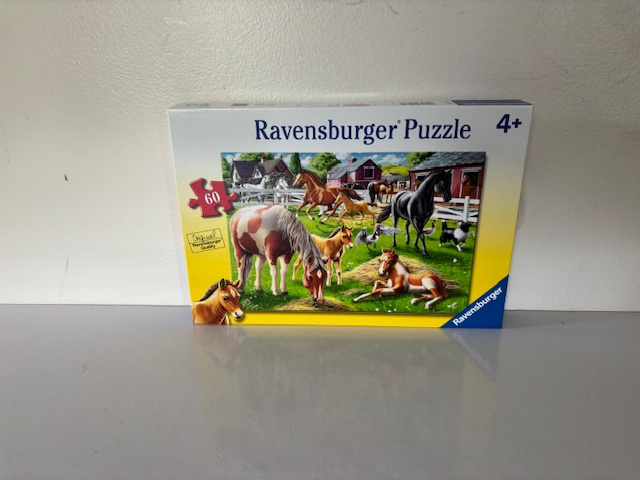 Ravensburger Happy Horses Puzzle UPC # 4005556051755