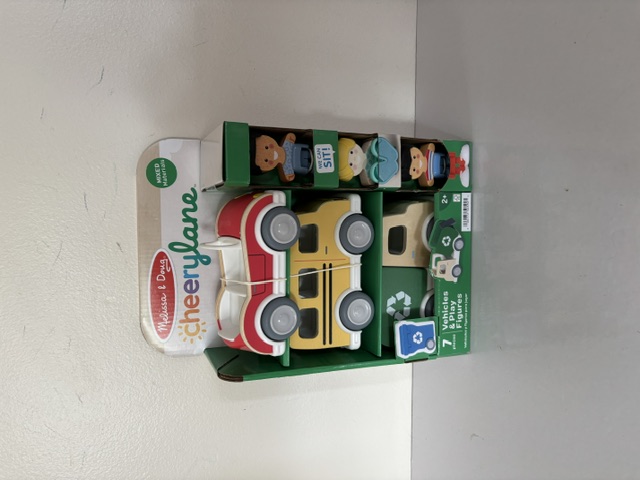 Melissa & Doug Cheerylane Vehicles & Play Figures Set UPC #000772505925