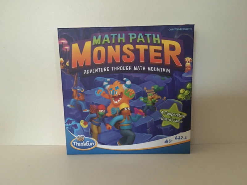 Thinkfun Math Path Monster Cooperative Board Game UPC #4005556765645