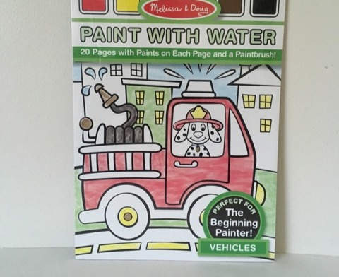 Melissa & Doug Paint with Water - Vehicles UPC #000772041645
