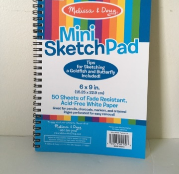 Melissa & Doug Mini Sketch Pad UPC #000772041706