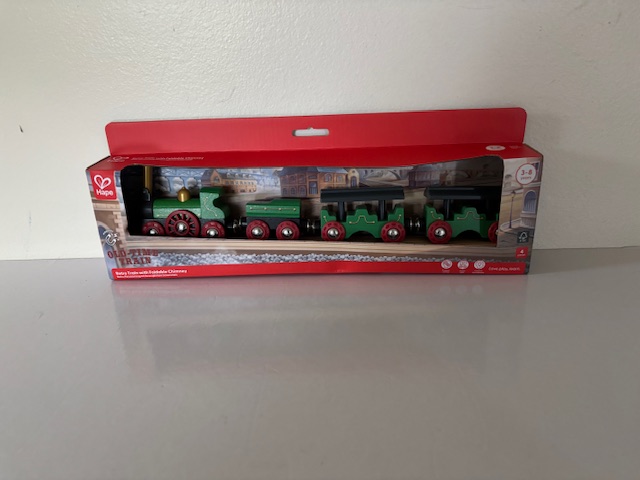 Hape Retro Train with Foldable Chimney UPC #6943478056534