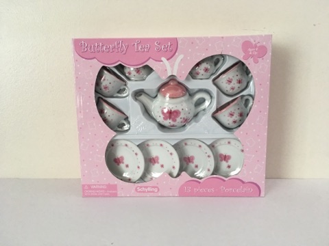 Schylling Butterfly Tea Set UPC #019649210619