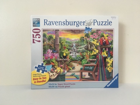 Ravensburger Tropical Retreat Puzzle UPC #4005556168026
