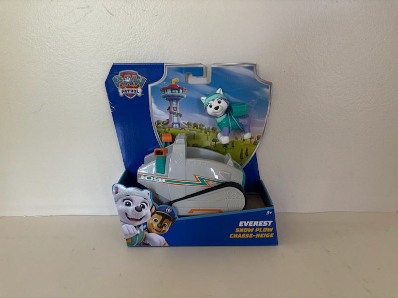 SpinMaster Paw Patrol Everest Snow Plow UPC #681147037588