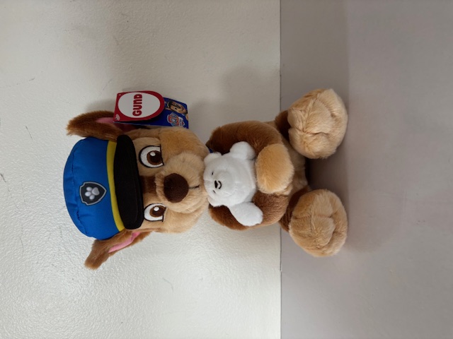 Gund Paw Patrol Chase Plush UPC #681147098039