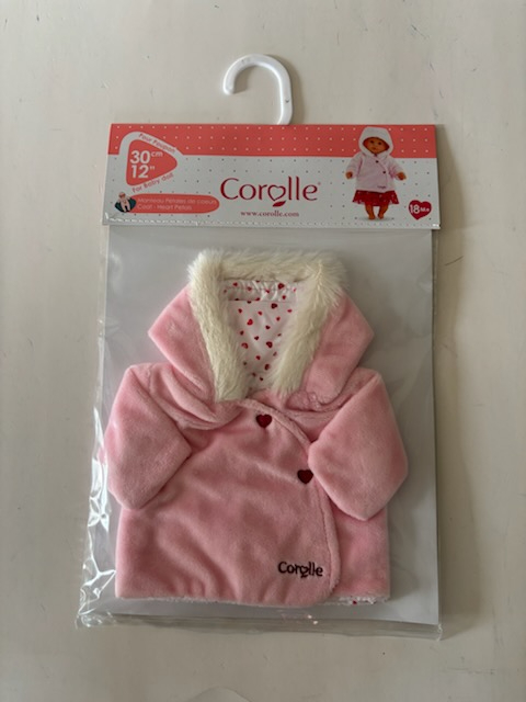 Corolle 12" Doll Coat Heart Petals 110990 UPC #4062013110998