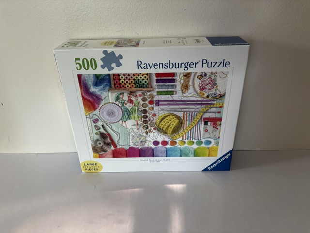 Ravensburger Needlework Station Puzzle UPC #4005556164400
