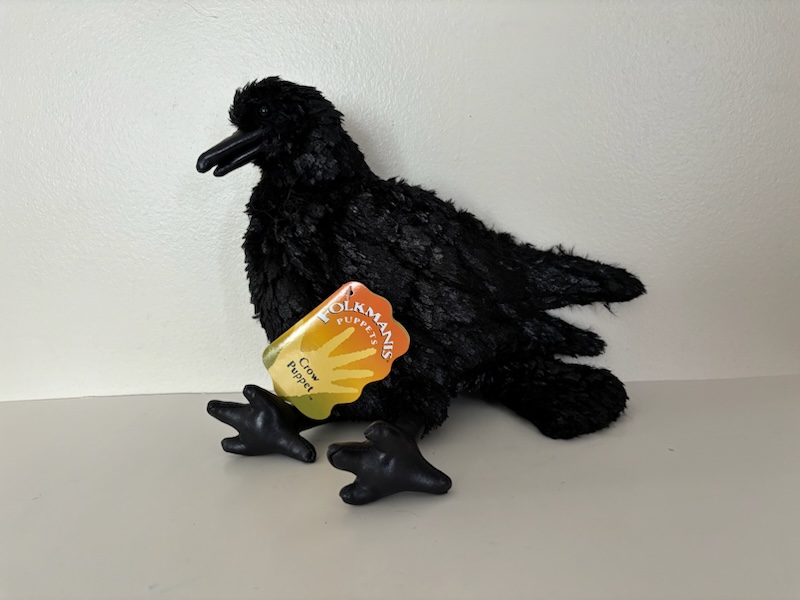 Folkmanis Crow Puppet UPC #638348032096