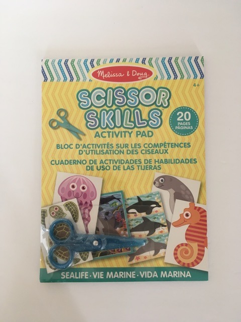 Melissa & Doug Scissor Skills Activity Pad - Sealife UPC #000772320078