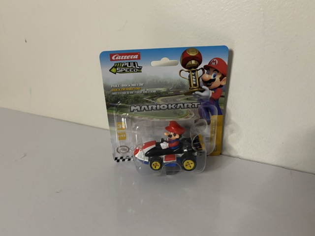 Carrera MarioKart Mario Pull Back Car UPC #050227183147