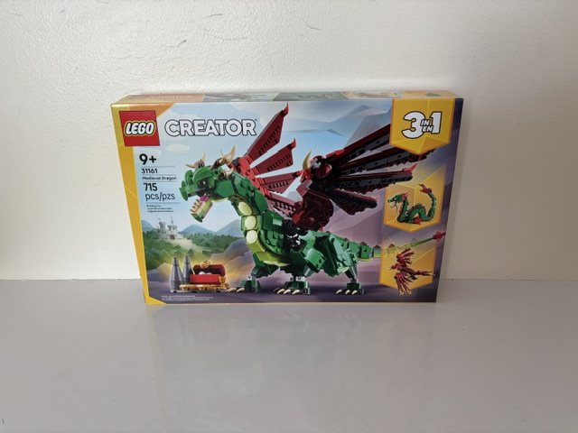 Lego Creator Medieval Dragon 31161 UPC #673419407144