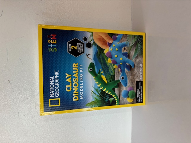 National Geographic Clay Dinosaur Modeling Kit UPC #810070623562