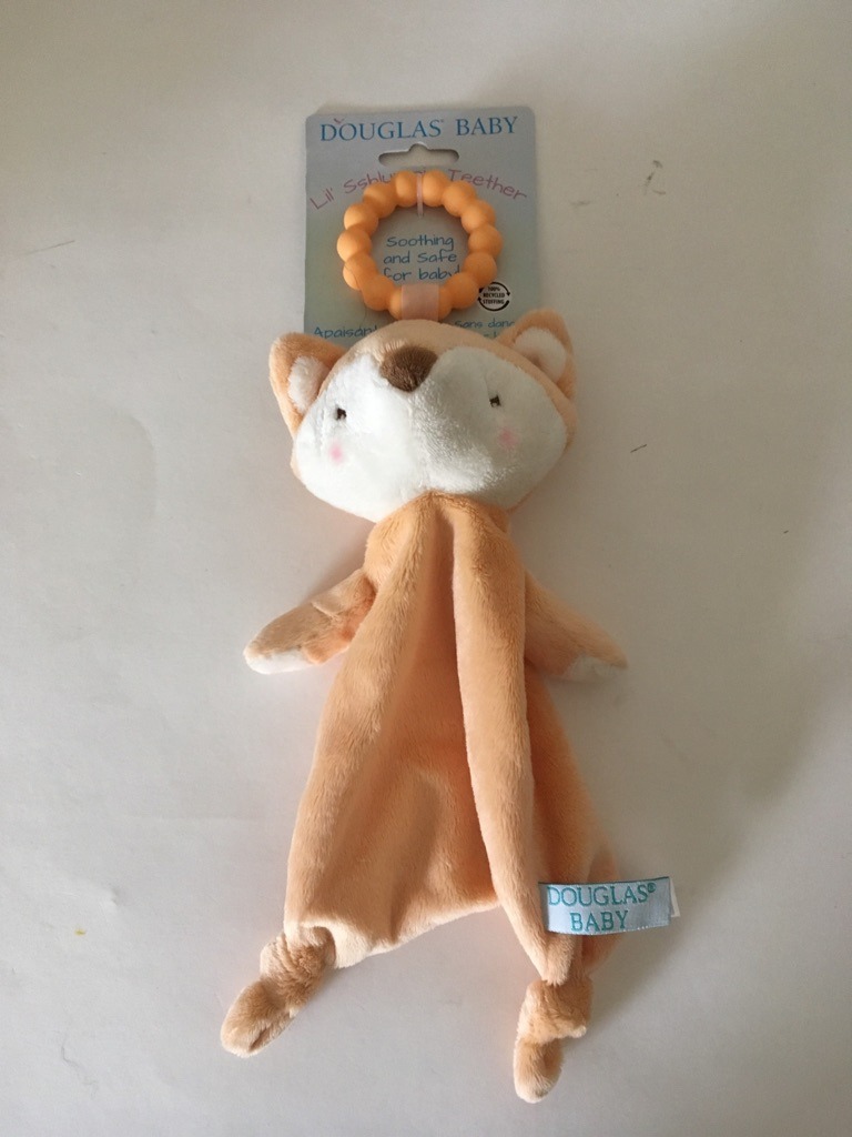 Douglas Lil Sshlumpie Teether - Fox #6355 UPC #767548140970