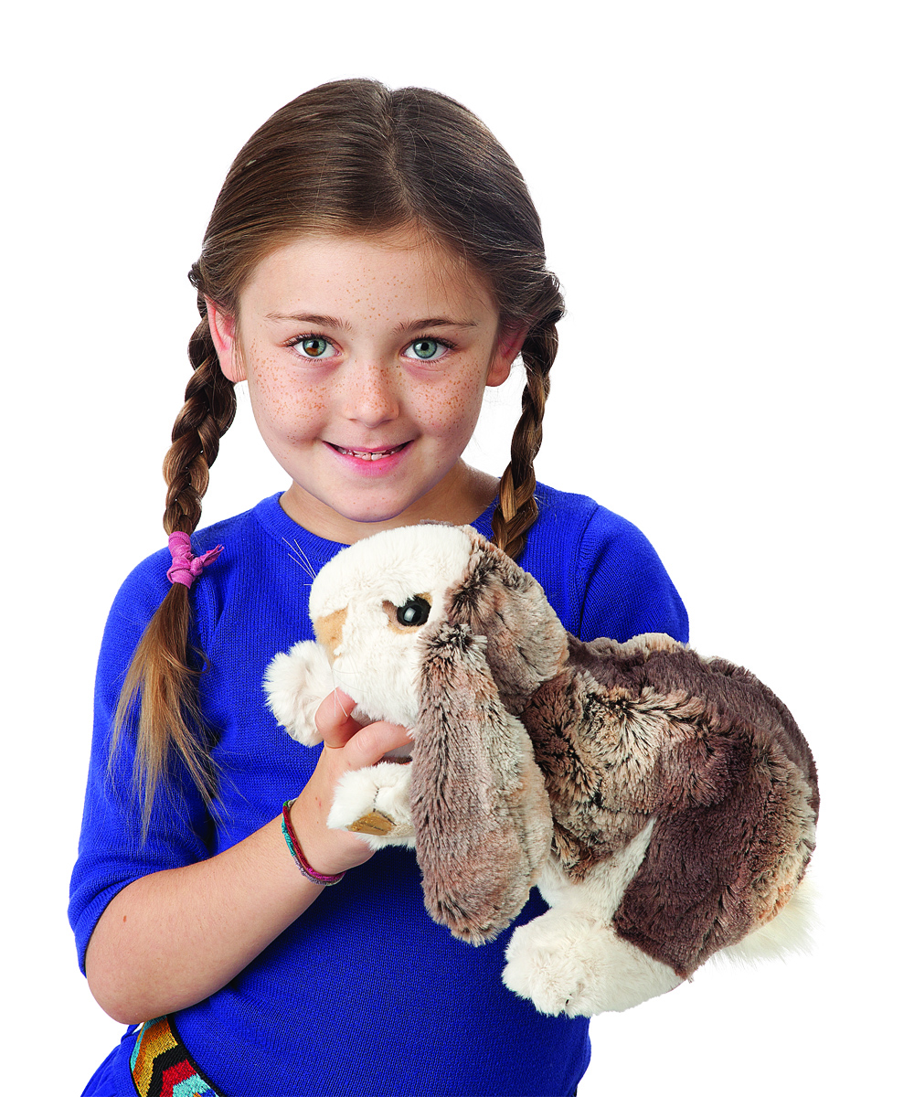 Folkmanis Baby Lop Rabbit Puppet UPC #638348030481