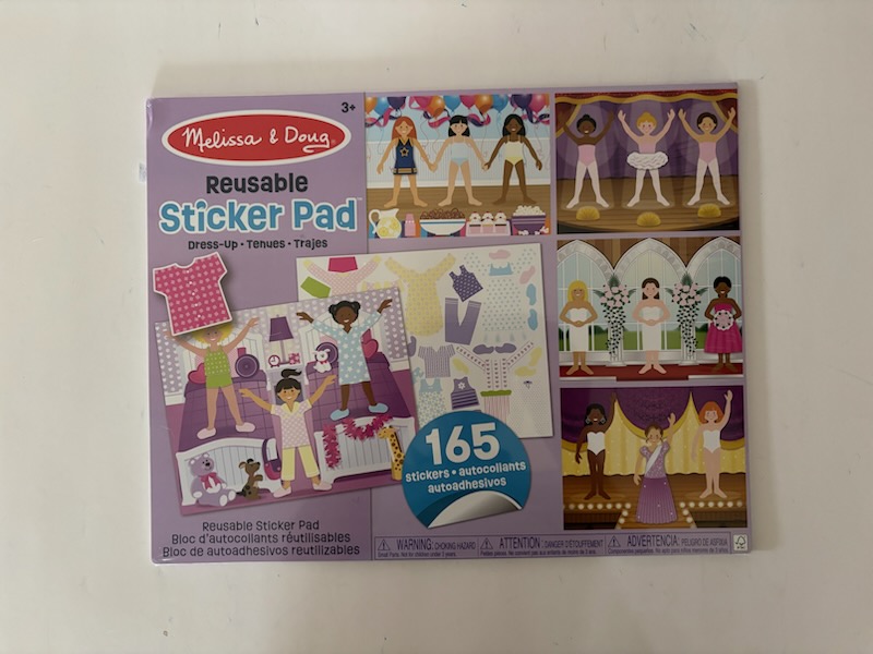 Melissa & Doug Reusable Sticker Pad - Dress up UPC #000772041980