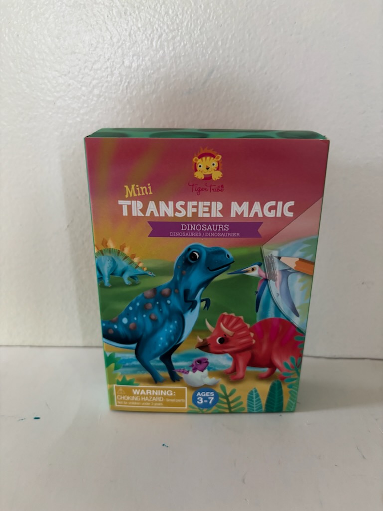 Tiger Tribe Transfer Magic Dinosaurs UPC #9341736101540