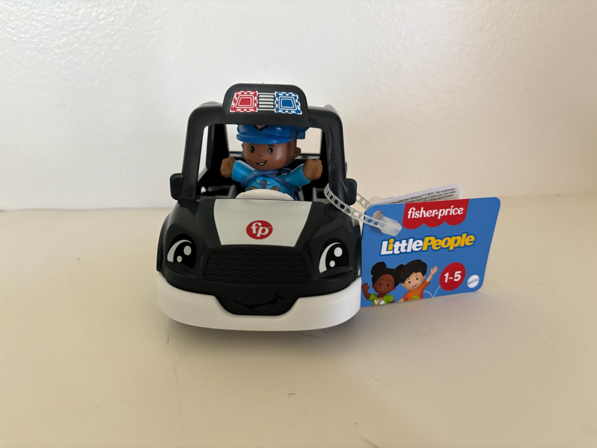 Fisher Price Little People Police Car with Figure UPC #194735277773