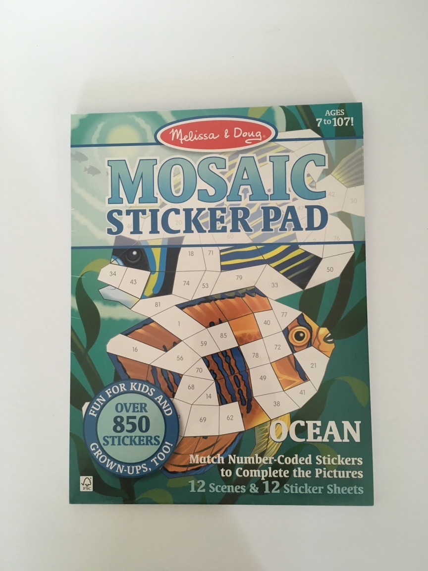 Melissa & Doug Mosaic Sticker Pad - Ocean UPC #000772301619
