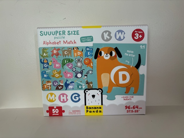 Banana Panda Suuuper Size Alphabet Match UPC #5902983491576