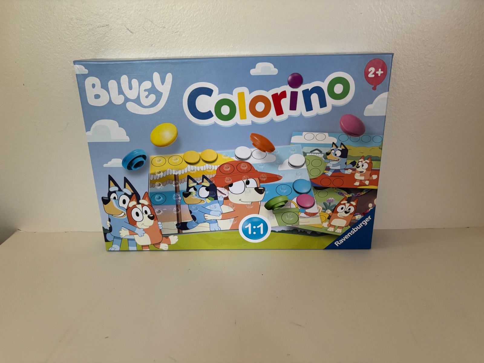 Ravensburger Bluey Colorino Game UPC #4005556226849