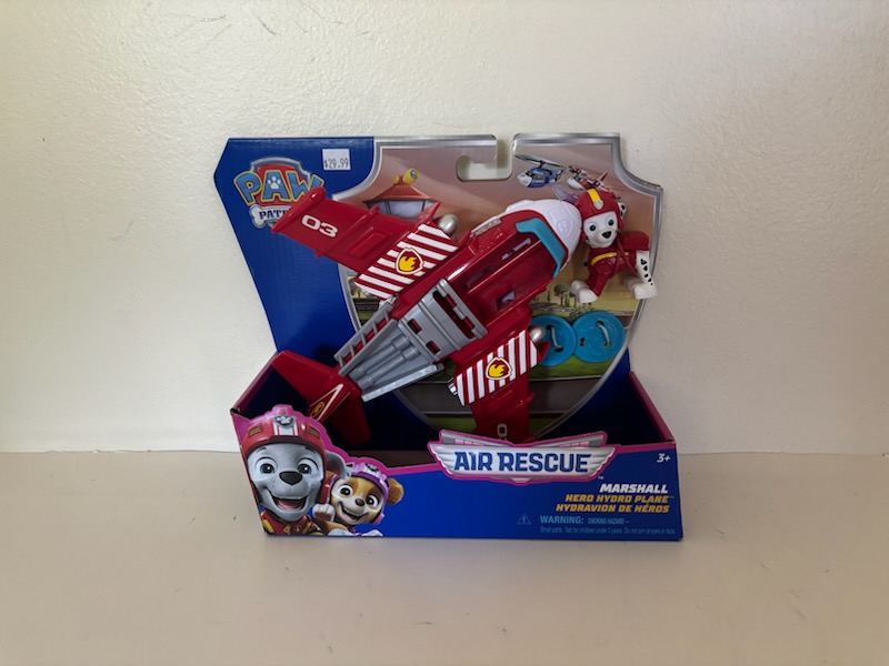 SpinMaster Paw Patrol Air Rescue Marshall Hero Hydro Plane UPC #681147036765