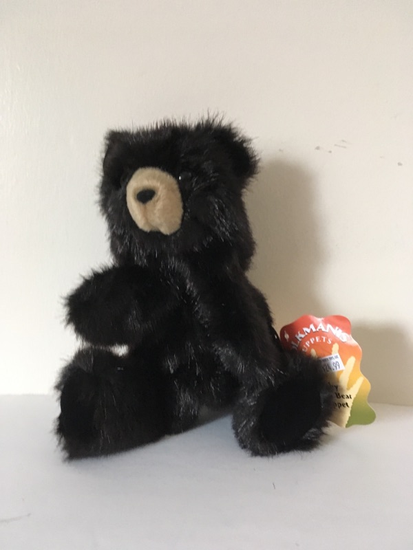 Folkmanis Small Black Bear Puppet