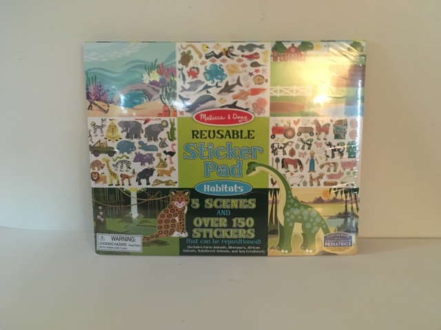 Melissa & Doug Reusable Sticker Pad - Habitats UPC #000772041966