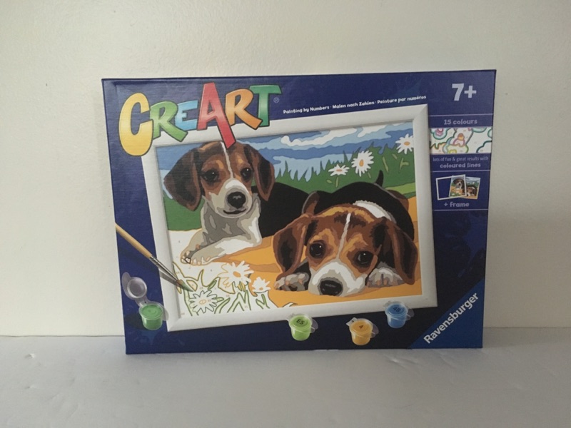 Ravensburger CreArt Paint by Number Jack Russel Puppies
