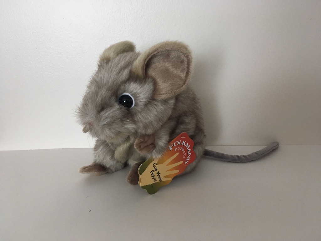 Folkmanis Gray Mouse Puppet UPC #638348032027