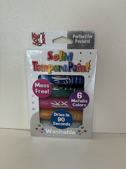 Pencil Grip Kwik Stix Solid Tempera Paint - Metalix Colors UPC #634901006139