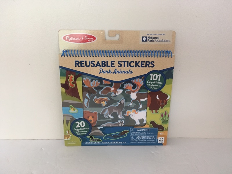Melissa & Doug Reusable Stickers - Park Animals UPC #000772309134