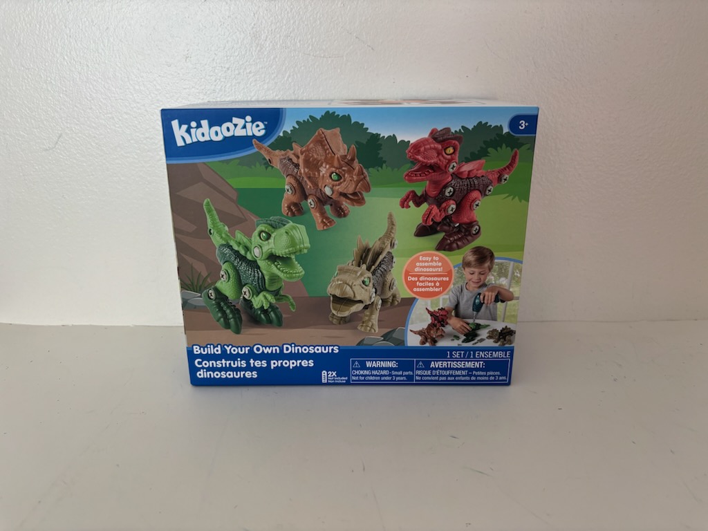 Kidoozie Build Your Own Dinosaurs Kit UPC #020373027794