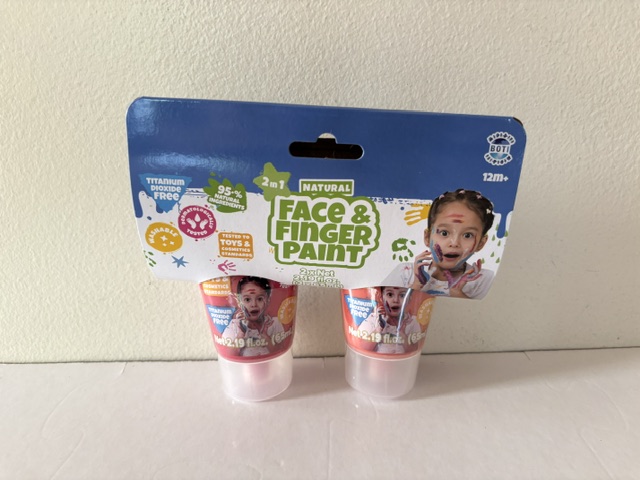 Natural Face & Finger Paint Set UPC #810119120670