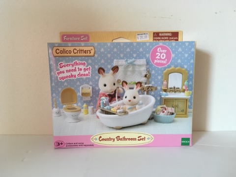 Calico Critters Country Bathroom Set UPC #020373217485