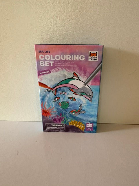 Tiger Tribe Sea Life Colouring Set UPC #9341736101885