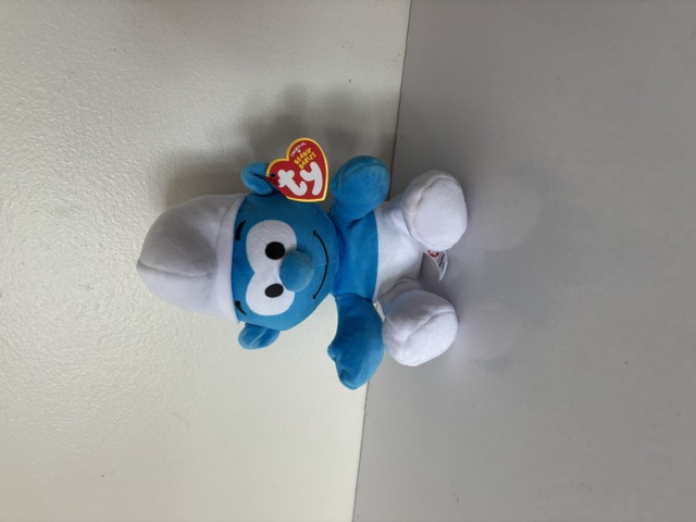 TY Beanie Babies Smurf Plush UPC #008421442225