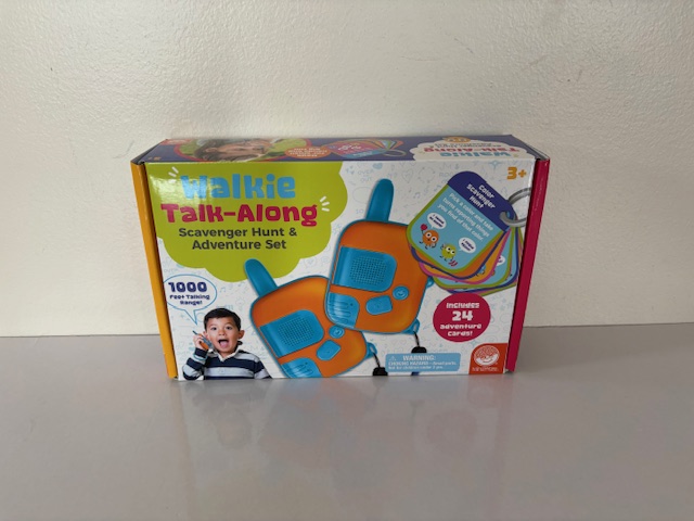Mindware Walkie Talk-Along Scavenger Hunt & Adventure Set UPC #197640562989