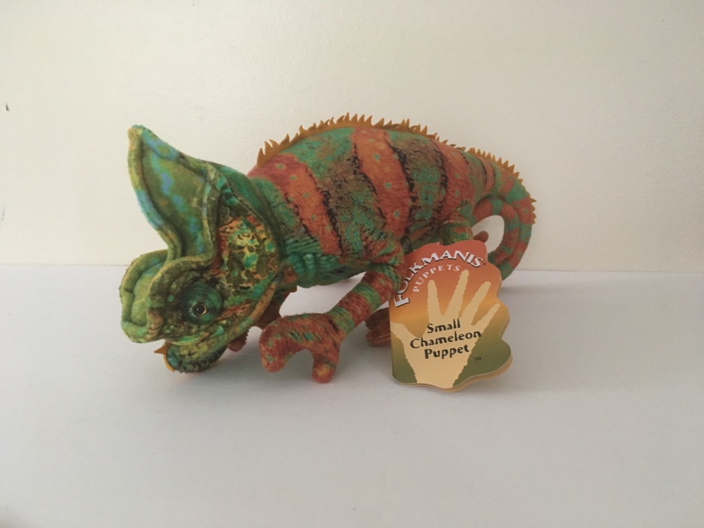 Folkmanis Chameleon Puppet UPC #638348031532