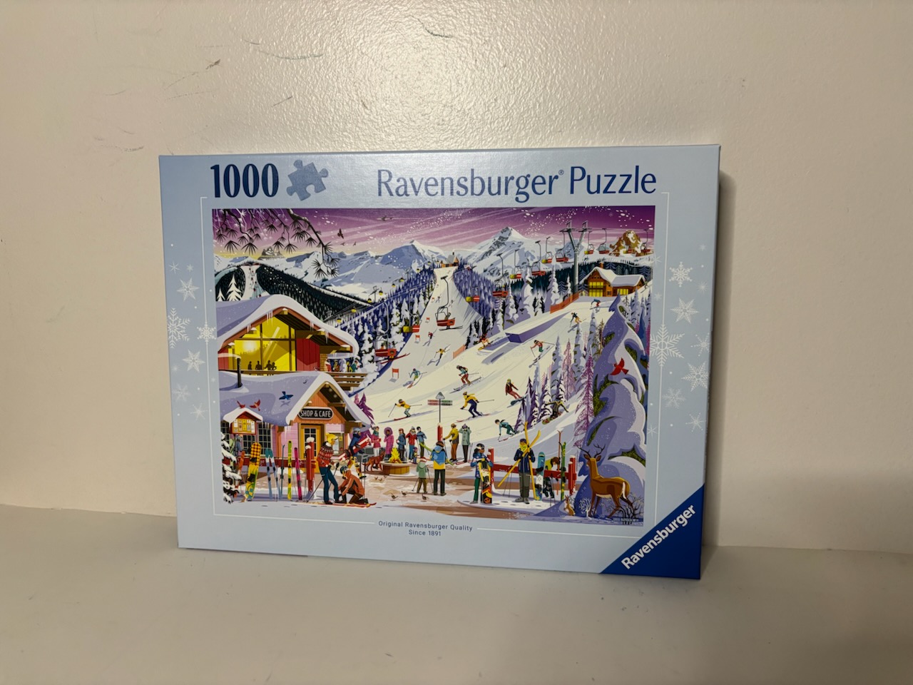 Ravensburger Slopeside Spirit Puzzle UPC #4005555017196