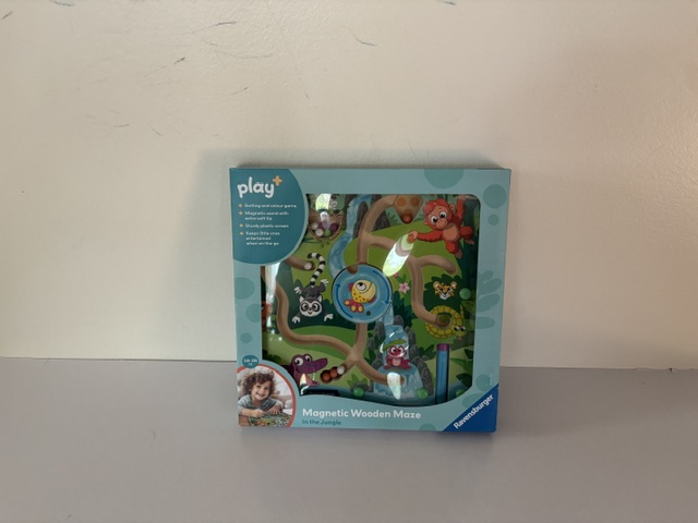 Ravensburger Magnetic Wooden Maze In the Jungle UPC #4005555341178
