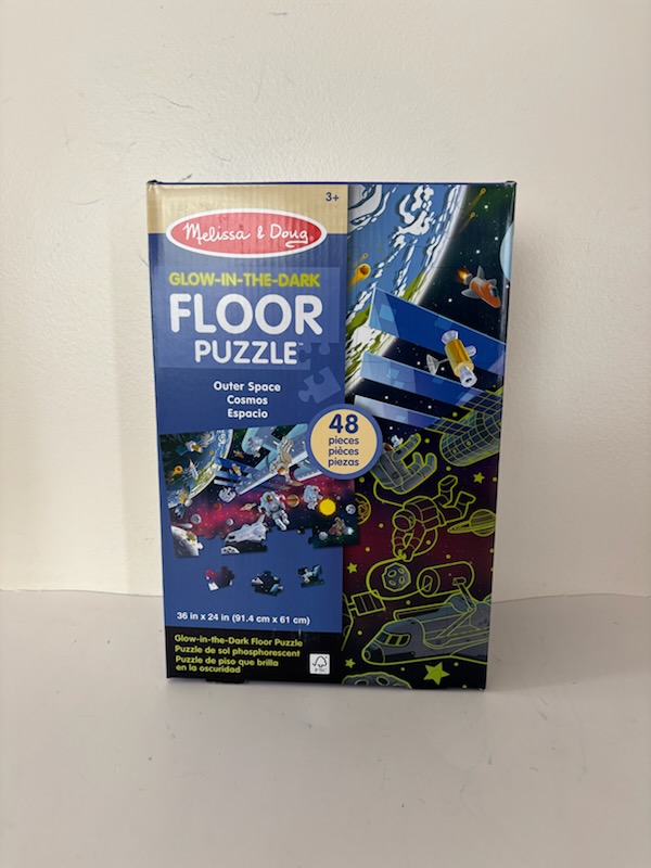 Melissa & Doug Glow in the Dark Outer Space Floor Puzzle UPC #000772310109