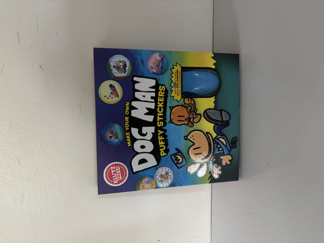 Klutz Make Your Own Dog Man Puffy Stickers UPC #9798225063863