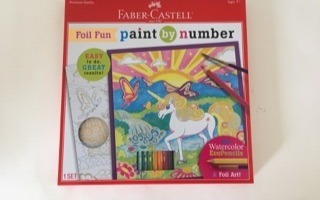 Creativity for Kids Foil Fun Paint by Number Unicorn UPC#092633307519