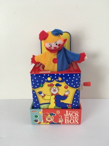 Schylling Musical Jack in the Box UPC #019649202881